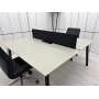 2 Kişilik Çoklu Çalışma Masası Workstation Masa (Nurus Tablalı) - M4705