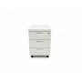 3 Çekmeceli Metal Beyaz Keson - M3021