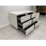 3 Çekmeceli Metal Beyaz Keson - M3021