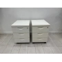 3 Çekmeceli Metal Beyaz Keson - M3021