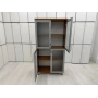 4 Kapaklı Buz Camlı Ofis Dolabı Klasör Dolabı - M4187