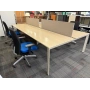 4 Kişilik Çoklu Çalışma Masası Workstation - M3967