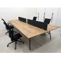 4 Kişilik Çoklu Çalışma Masası Workstation - M4618