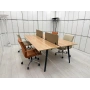 4 Lü Çoklu Çalışma Masası Workstation