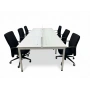 6 Kişilik Beyaz Çoklu Çalışma Masası Workstation
