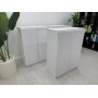 Bürotime 2 Kapaklı Beyaz Dosya Dolabı - Klasör Dolabı - Arşiv Dolabı 110x60x40