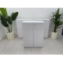 Bürotime 2 Kapaklı Beyaz Dosya Dolabı - Klasör Dolabı - Arşiv Dolabı 110x60x40