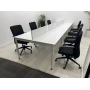 8 Kişilik Beyaz Workstation Çoklu Çalışma Masası