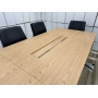 Nurus 8 Kişilik Meşe Kaplama Ofis Toplantı Masası