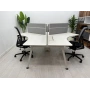 3 KİŞİLİK BEYAZ ÇOKLU ÇALIŞMA MASASI