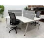 3 KİŞİLİK BEYAZ ÇOKLU ÇALIŞMA MASASI