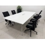 Beyaz Dataportlu 10 Kişilik Toplantı Masası