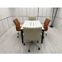 Beyaz Dataportlu 4 Kişilik Ofis Toplantı Masası - m4753