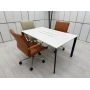 Beyaz Dataportlu 4 Kişilik Ofis Toplantı Masası - m4753