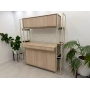 Çok Amaçlı Dolap - 6 Kapaklı 3 Çekmeceli Dolap - M4978