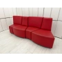 Deri Modüler Misafir Bekleme Koltuğu Lobi Koltuğu - M4236