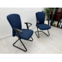 Girsberger Lacivert Bekleme Koltuğu Misafir Koltuğu