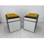 Koleksiyon 2 Çekmeceli Metal Çerçeveli Minderli Keson - M4522