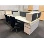 Koleksiyon 4 Lü Çoklu Çalışma Masası Workstation