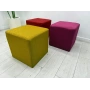 Kumaş Renkli Kare Puf Ofis Pufları Puf