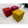 Kumaş Renkli Kare Puf Ofis Pufları Puf