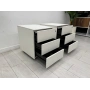 NURUS 3 ÇEKMECELİ METAL BEYAZ KESON - M3010