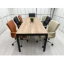 NURUS 8 KİŞİLİK DATAPORTLU TOPLANTI MASASI - M4792