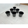 Siyah Metal Çöp Kovası - M2219