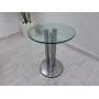 Yuvarlak Cam Sehpa Ferforje Sehpa - M3737