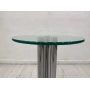Yuvarlak Cam Sehpa Ferforje Sehpa - M3737