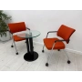Yuvarlak Cam Toplantı Masası Temperli Cam Masa