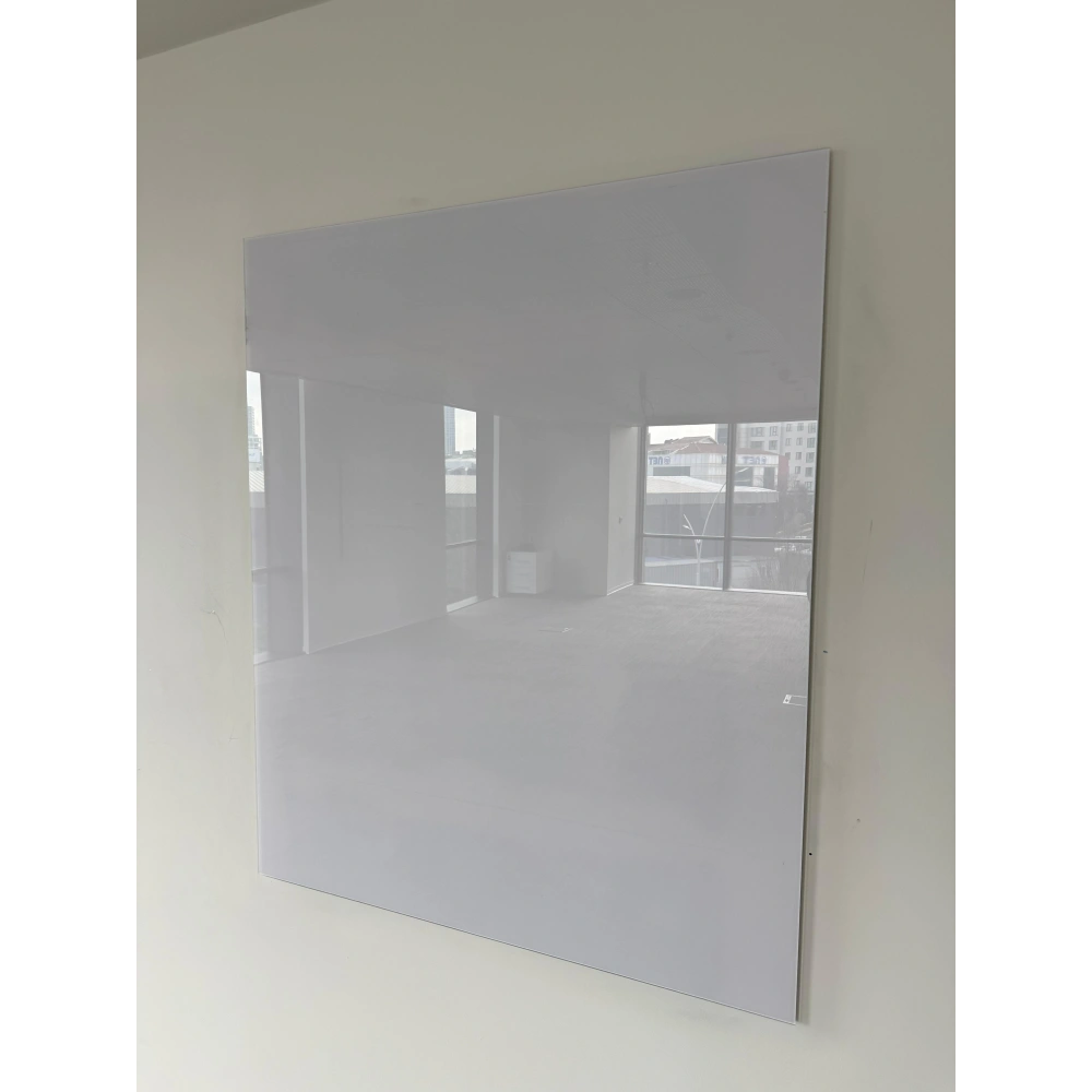 100x120 Cam Yazı Tahtası Duvara Asmalı