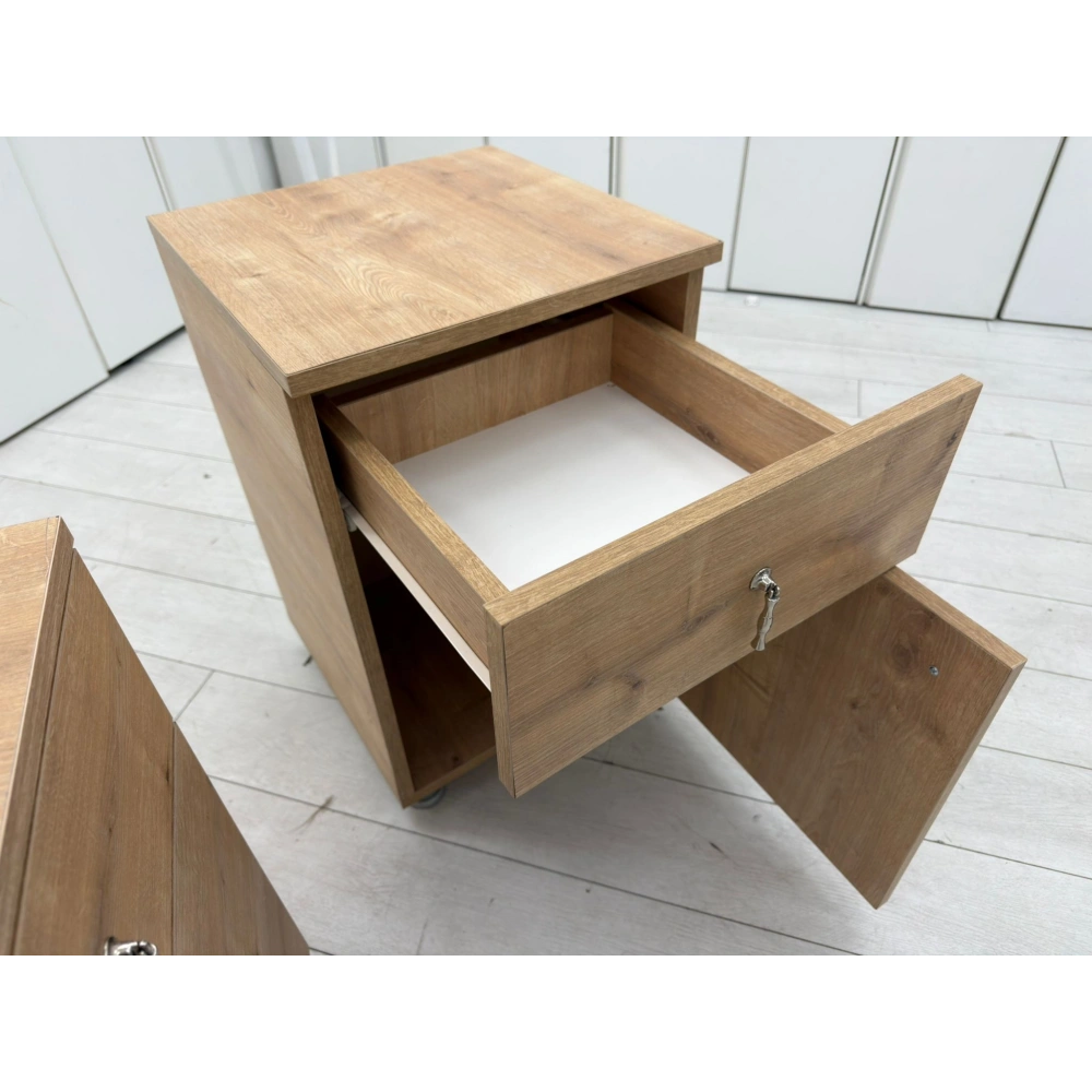 2 Çekmeceli Ahşap Keson