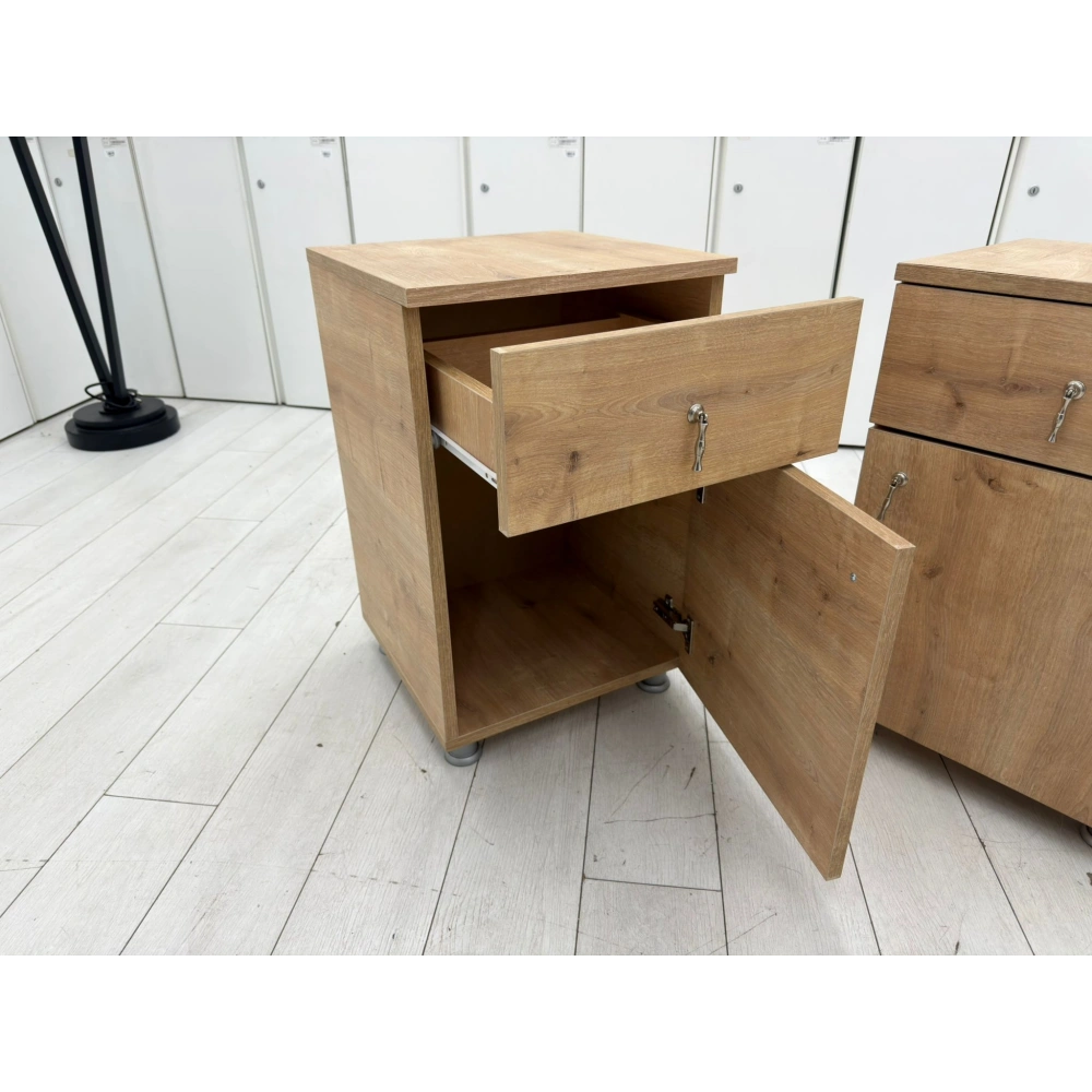 2 Çekmeceli Ahşap Keson