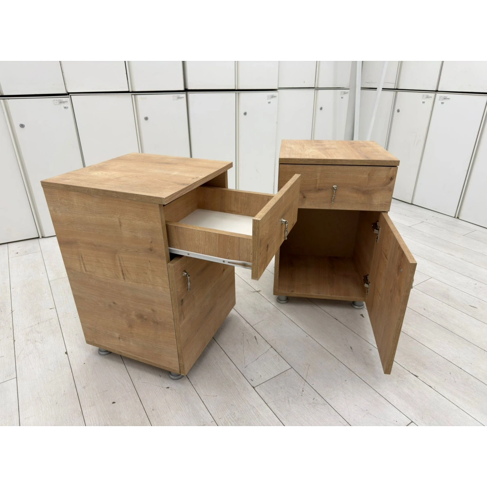 2 Çekmeceli Ahşap Keson