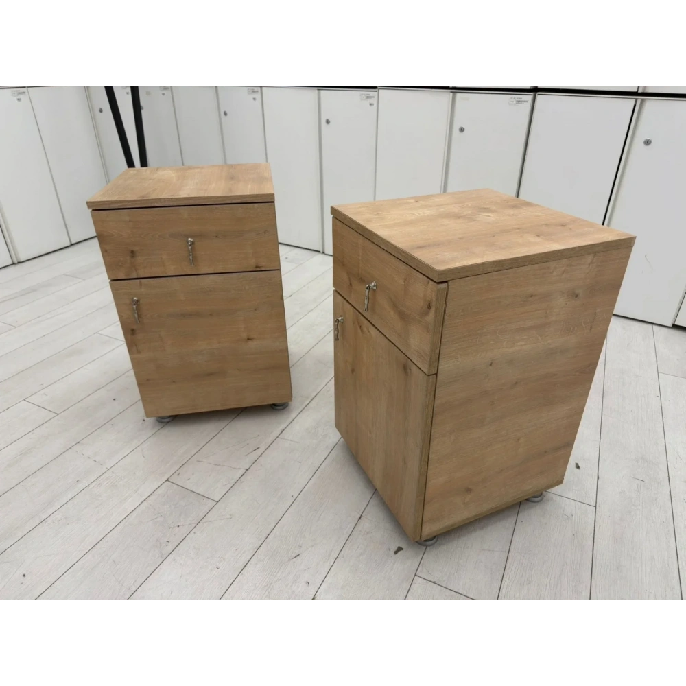 2 Çekmeceli Ahşap Keson - M4400