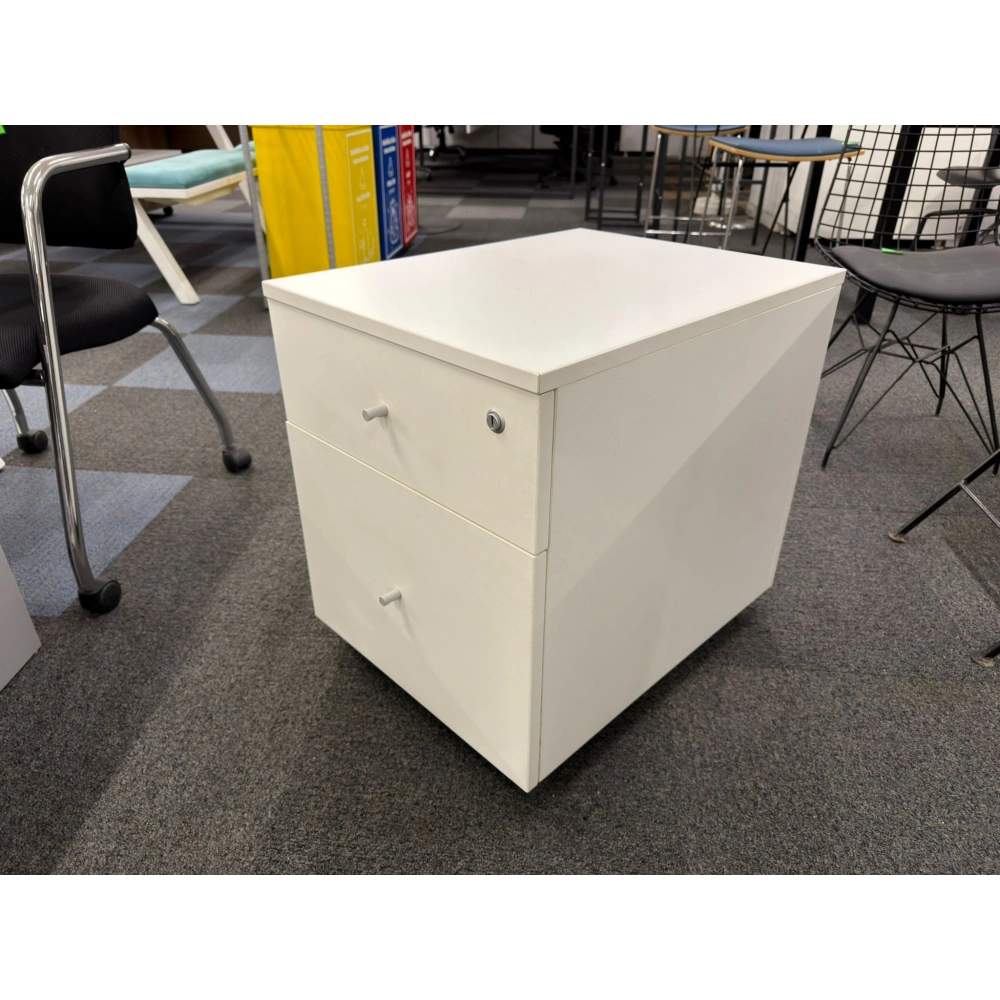 2 Çekmeceli Ofis Beyaz Keson ST 6 Ad