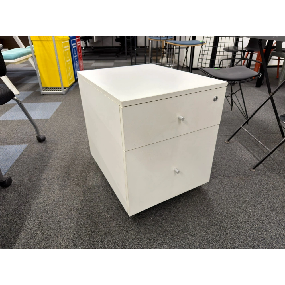 2 Çekmeceli Ofis Beyaz Keson ST 6 Ad