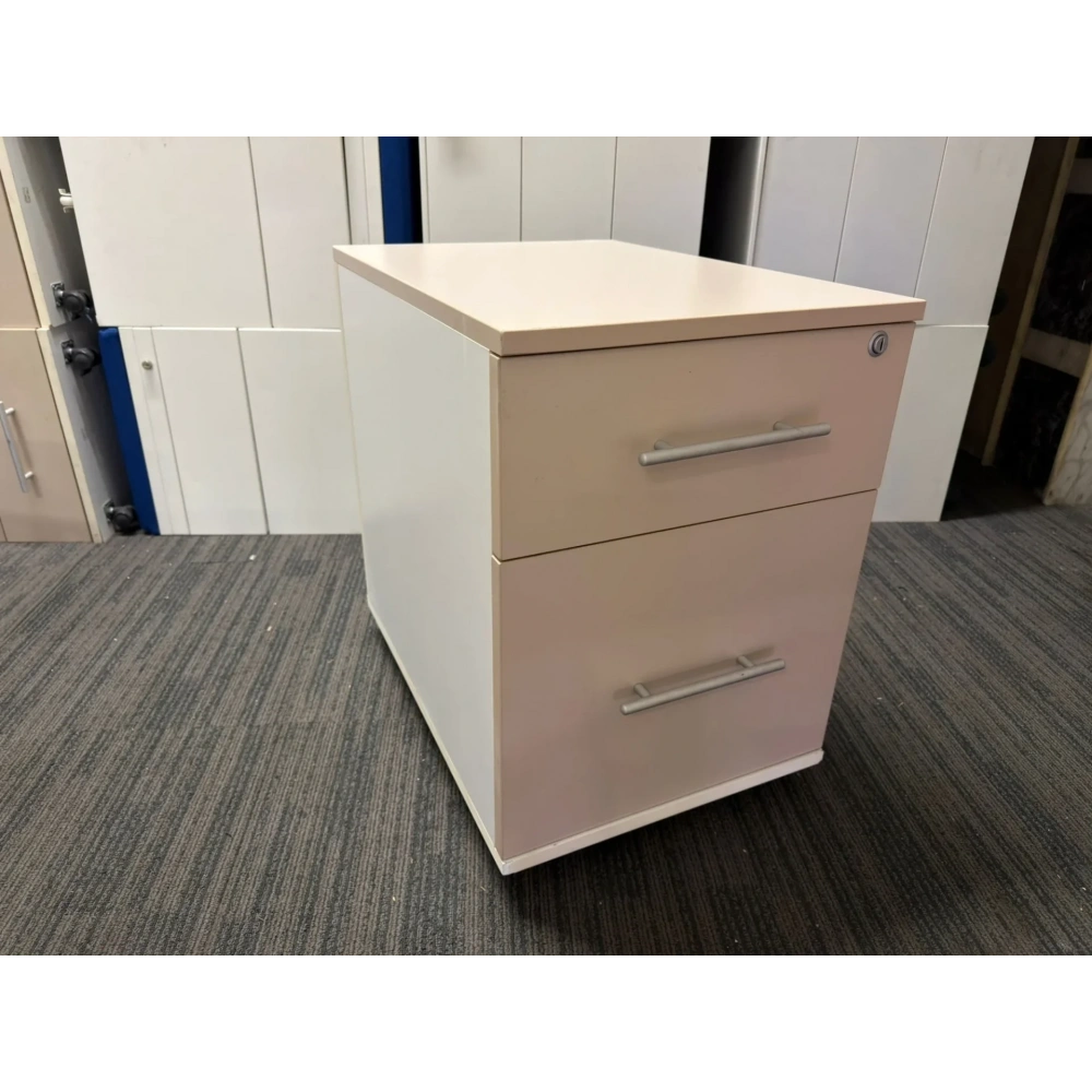 2 Çekmeceli Ofis Krem Keson - M4683