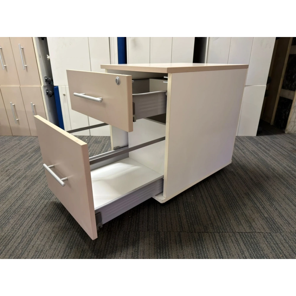 2 Çekmeceli Ofis Krem Keson - M4683