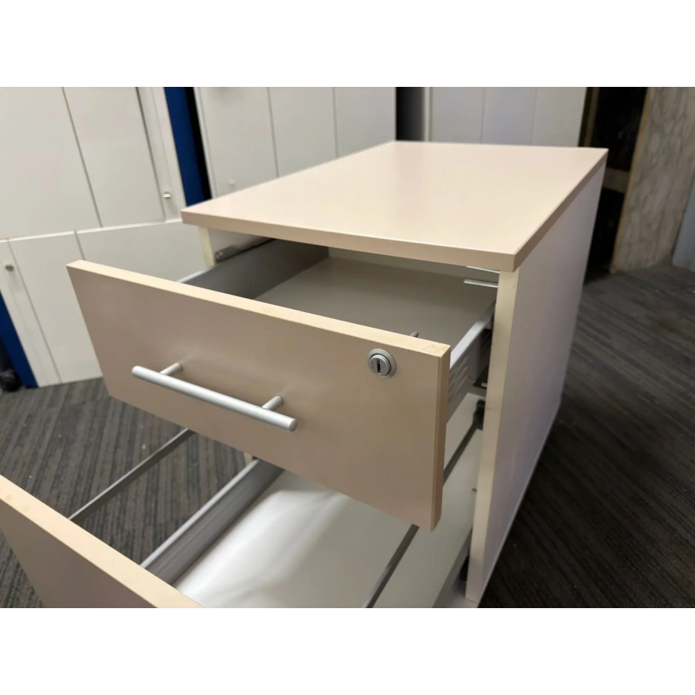 2 Çekmeceli Ofis Krem Keson - M4683