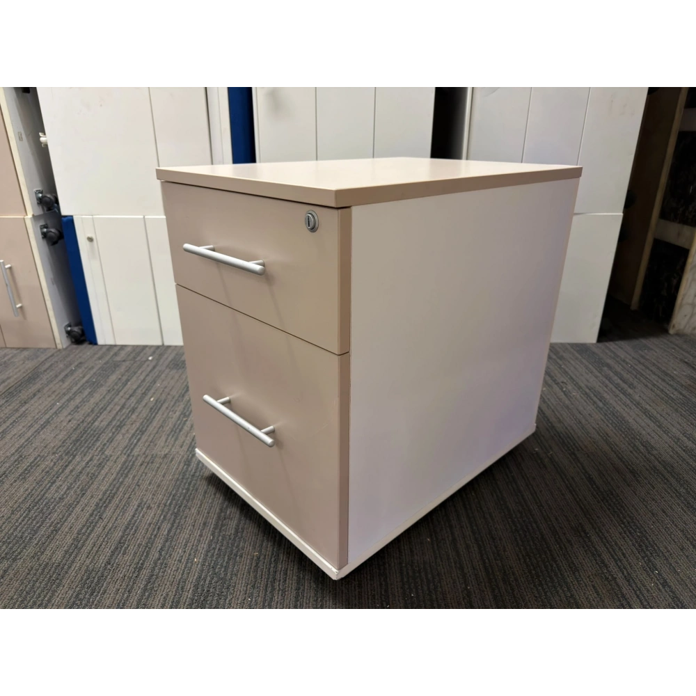 2 Çekmeceli Ofis Krem Keson ST 3 Ad