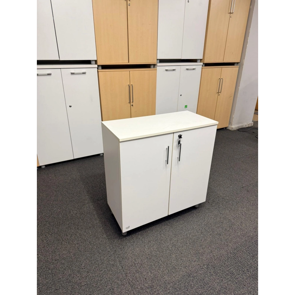 2 Kapaklı Beyaz Dosya Dolabı Arşiv Dolabı