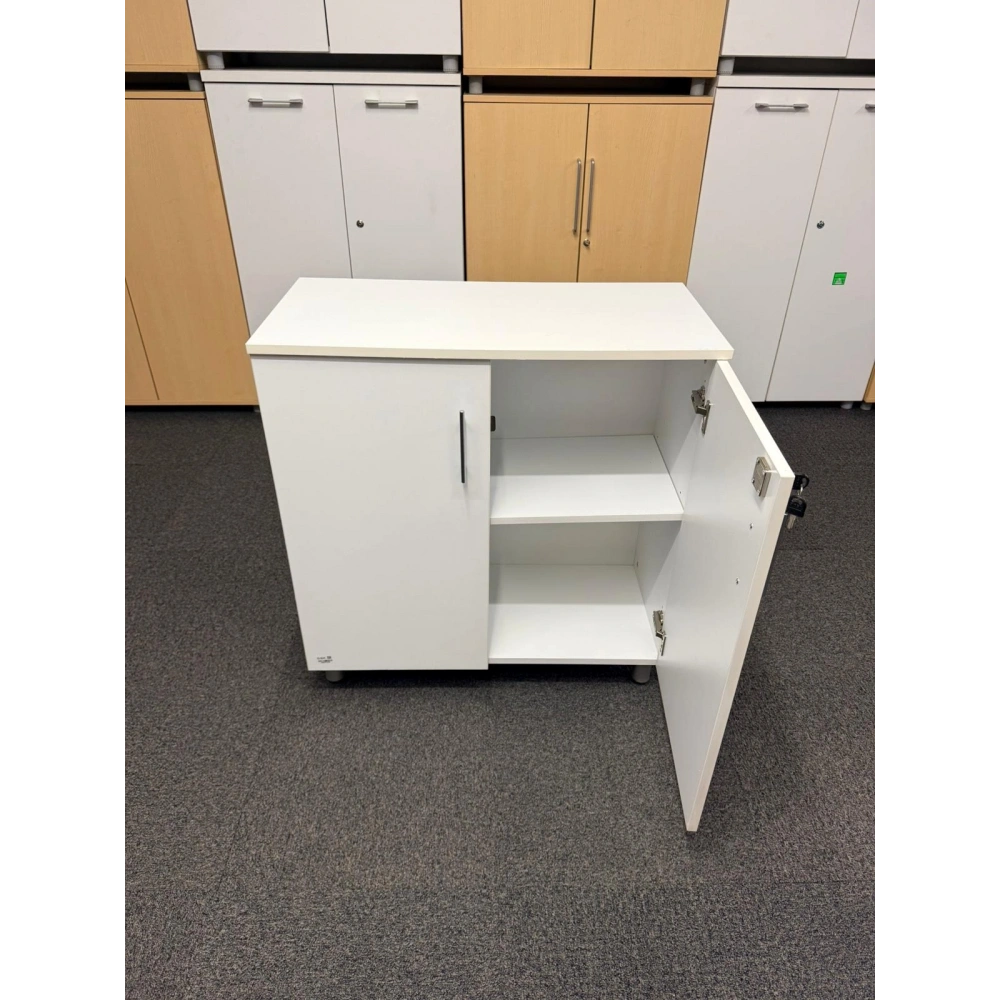 2 Kapaklı Beyaz Dosya Dolabı Arşiv Dolabı