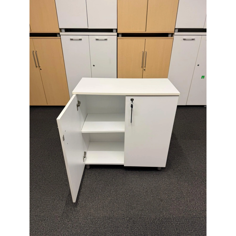 2 Kapaklı Beyaz Dosya Dolabı Arşiv Dolabı