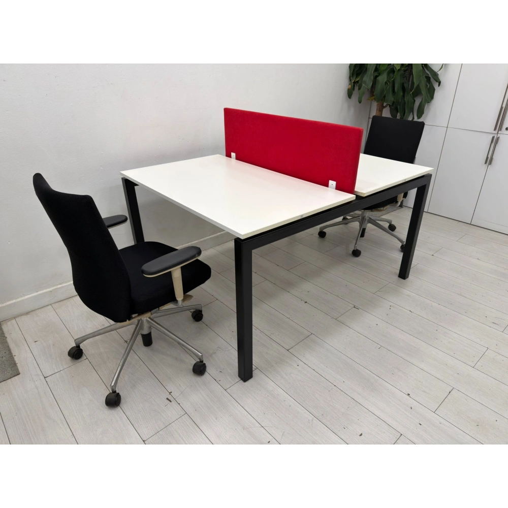 2 Kişilik Çoklu Çalışma Masası Workstation