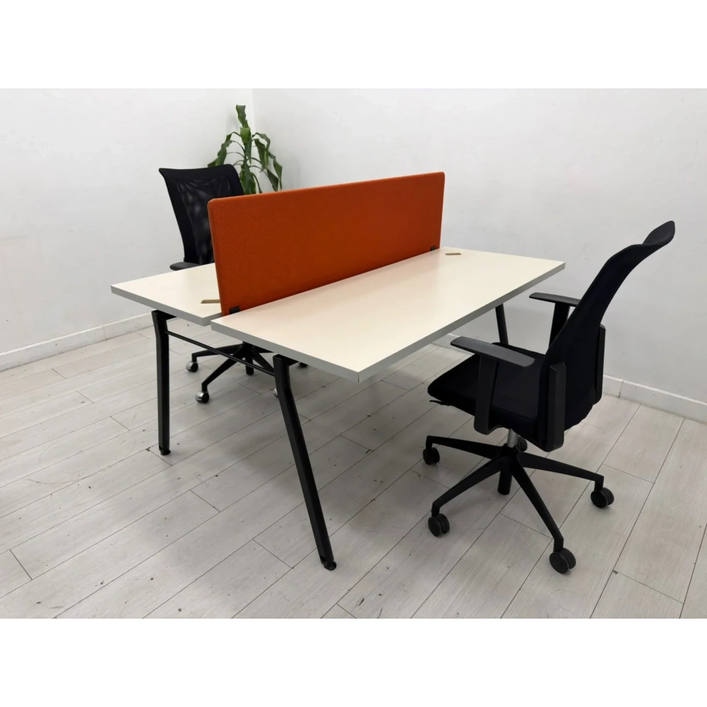2 Kişilik Çoklu Çalışma Masası Workstation - M4418