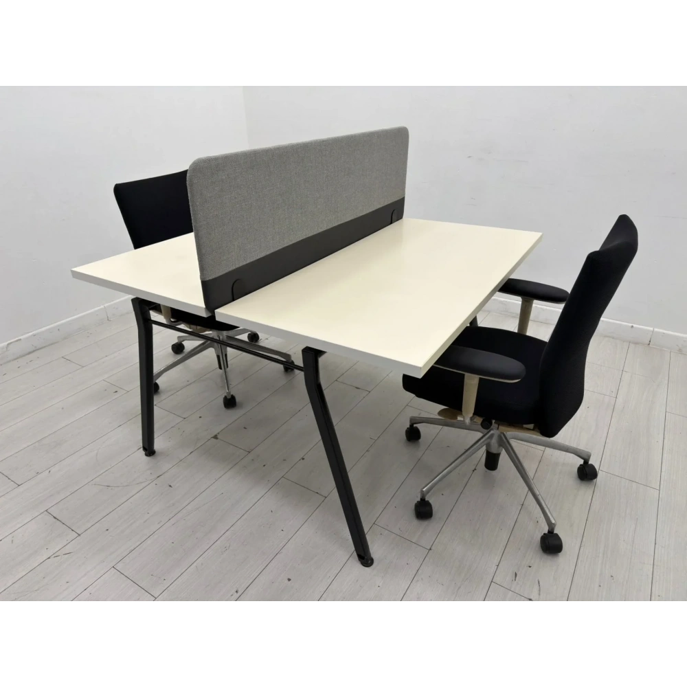 2 Kişilik Çoklu Çalışma Masası - Workstation Masa - m4759
