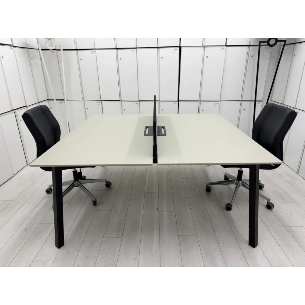 2 Kişilik Çoklu Çalışma Masası Workstation Masa (Nurus Tablalı) - M4705