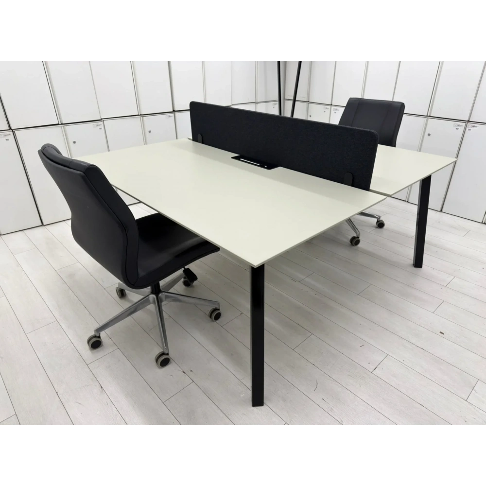 2 Kişilik Çoklu Çalışma Masası Workstation Masa (Nurus Tablalı) - M4705